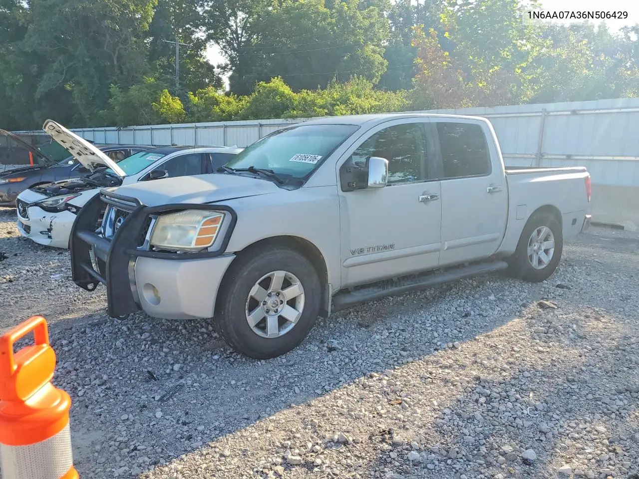 2006 Nissan Titan Xe/Se/Le VIN: 1N6AA07A36N506429 Lot: 61056106