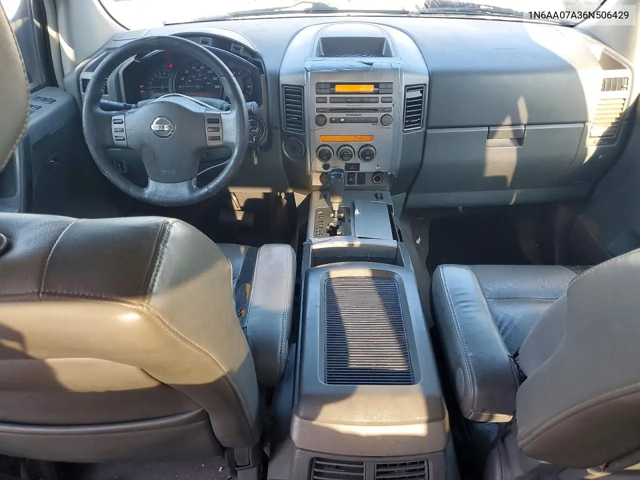 2006 Nissan Titan Xe/Se/Le VIN: 1N6AA07A36N506429 Lot: 61056106