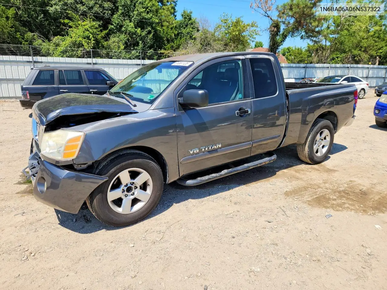 2006 Nissan Titan Xe Ffv VIN: 1N6BA06A06N537322 Lot: 61061126