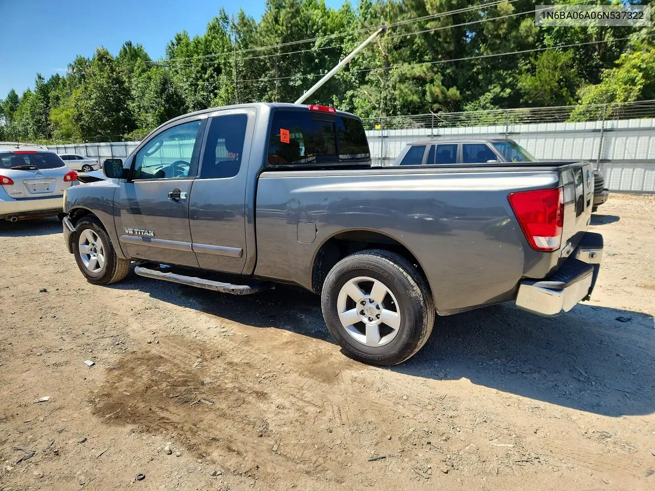 2006 Nissan Titan Xe Ffv VIN: 1N6BA06A06N537322 Lot: 61061126