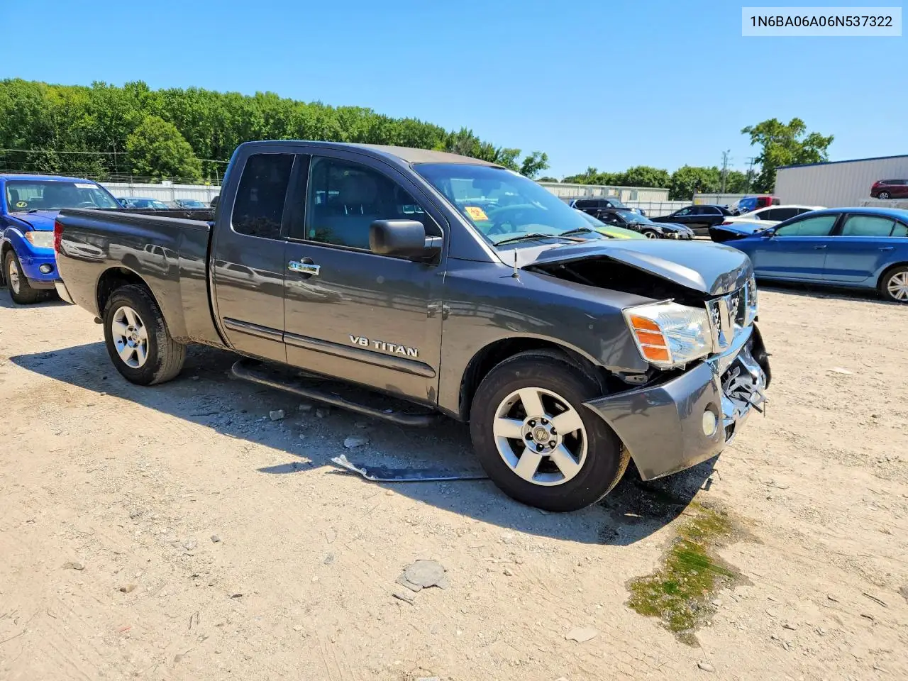 2006 Nissan Titan Xe Ffv VIN: 1N6BA06A06N537322 Lot: 61061126