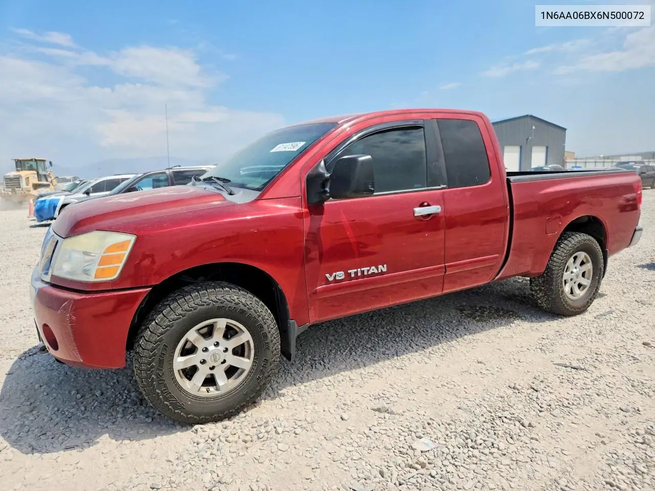 2006 Nissan Titan Xe VIN: 1N6AA06BX6N500072 Lot: 61147596