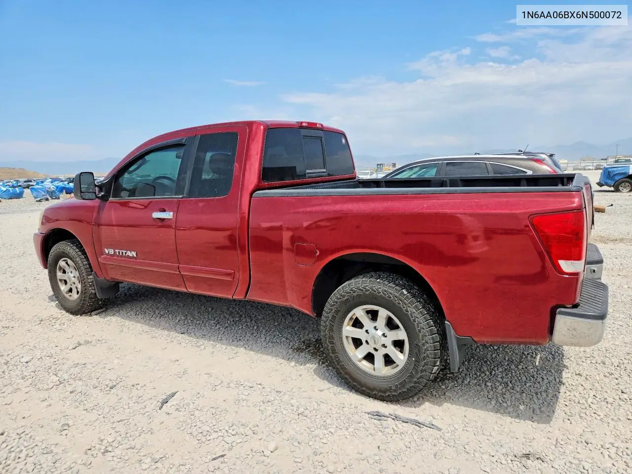 2006 Nissan Titan Xe VIN: 1N6AA06BX6N500072 Lot: 61147596