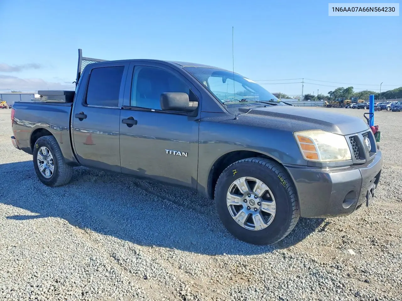 2006 Nissan Titan Xe VIN: 1N6AA07A66N564230 Lot: 61806406
