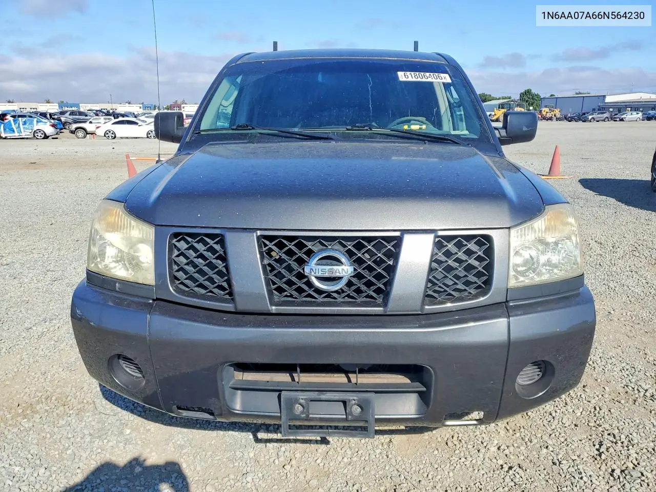 2006 Nissan Titan Xe VIN: 1N6AA07A66N564230 Lot: 61806406