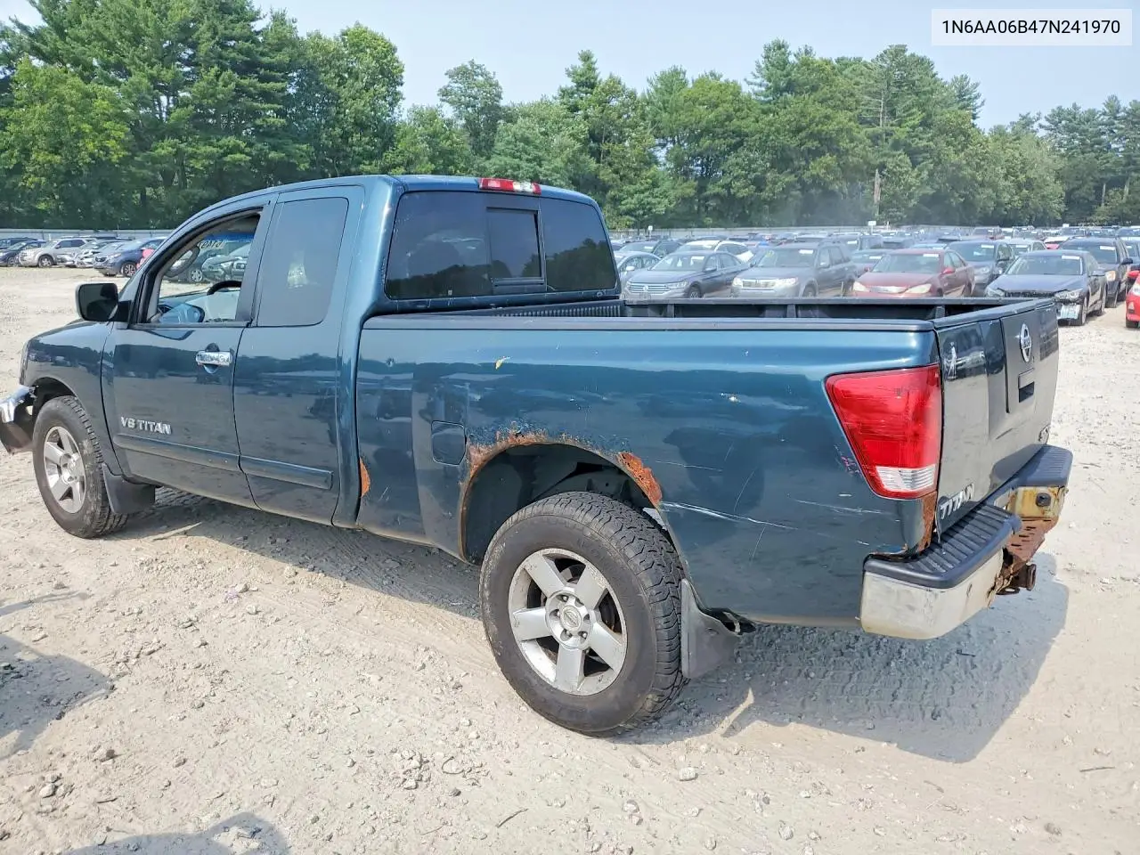 2007 Nissan Titan Xe VIN: 1N6AA06B47N241970 Lot: 61497956