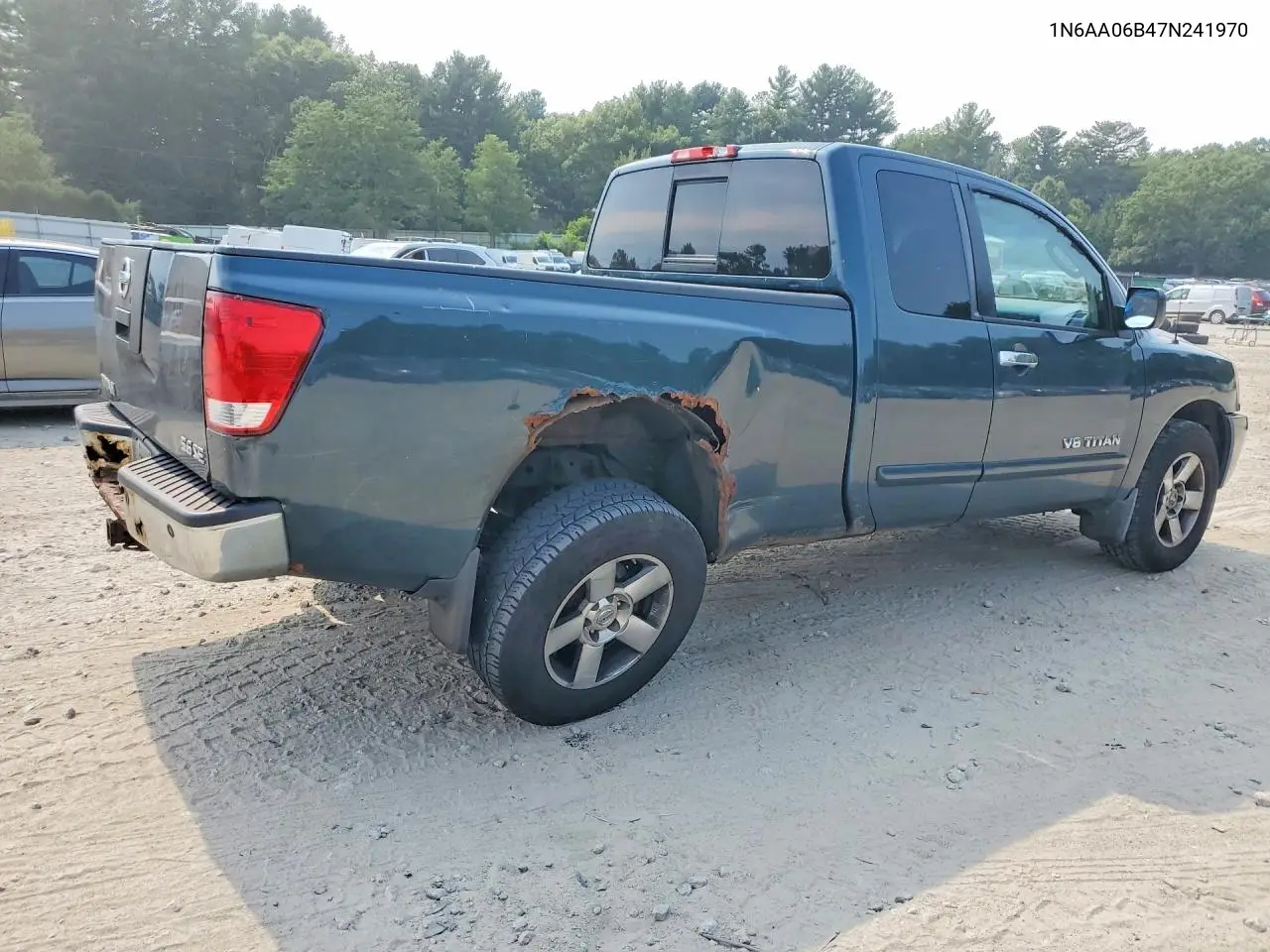 2007 Nissan Titan Xe VIN: 1N6AA06B47N241970 Lot: 61497956