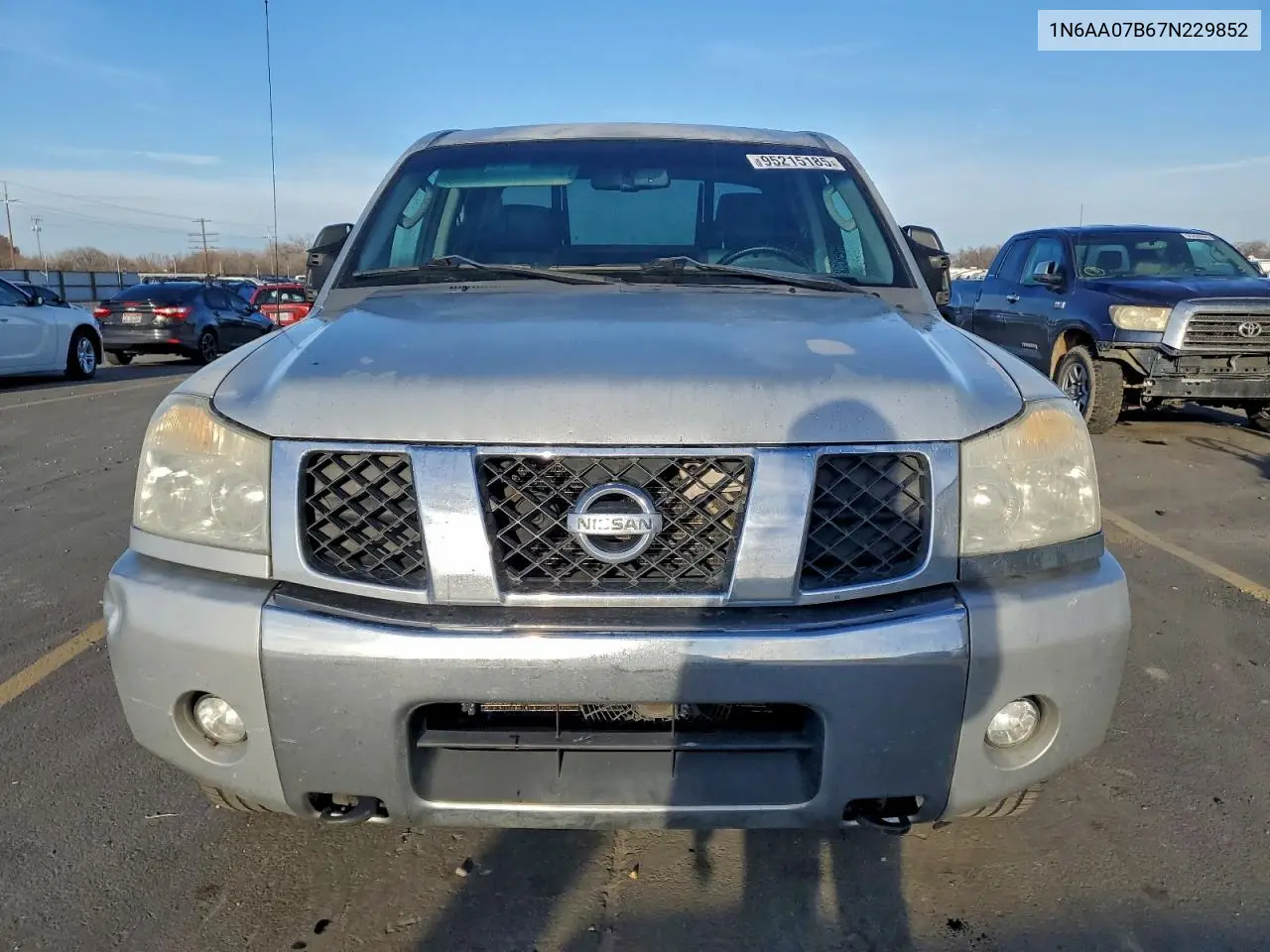 1N6AA07B67N229852 2007 Nissan Titan Xe