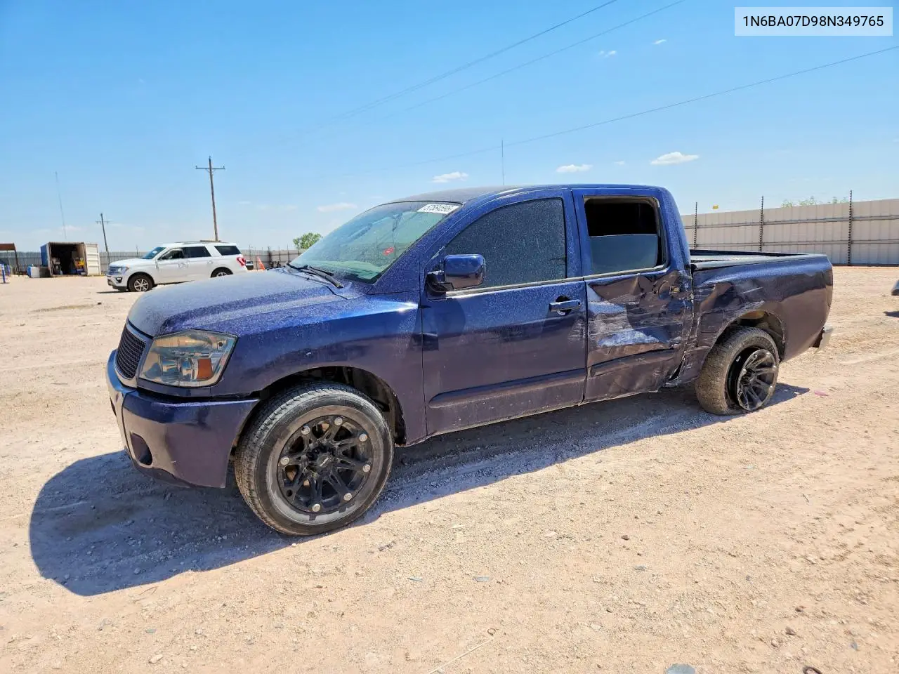 2008 Nissan Titan Xe Ffv VIN: 1N6BA07D98N349765 Lot: 57584596