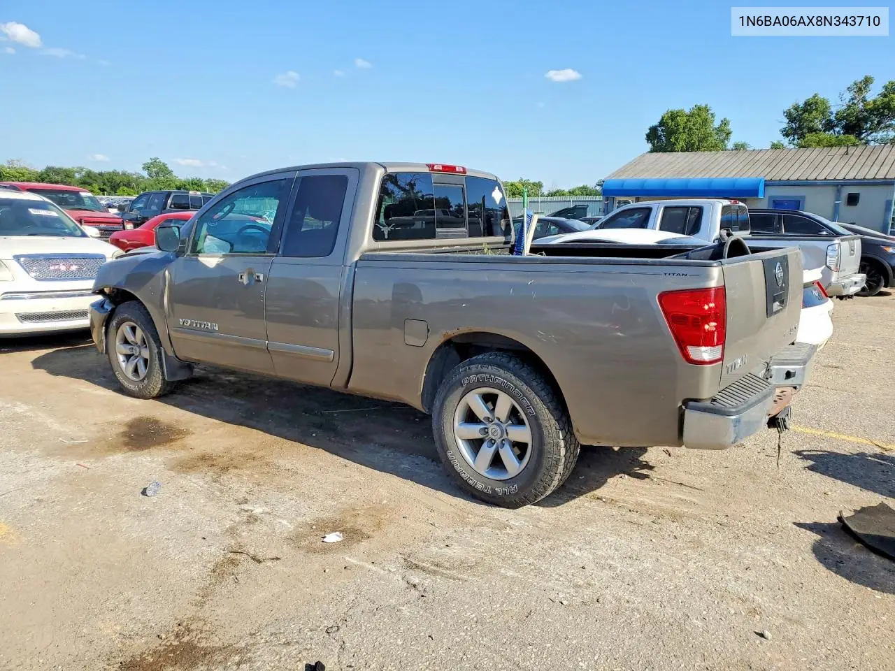 2008 Nissan Titan Xe Ffv VIN: 1N6BA06AX8N343710 Lot: 60491786