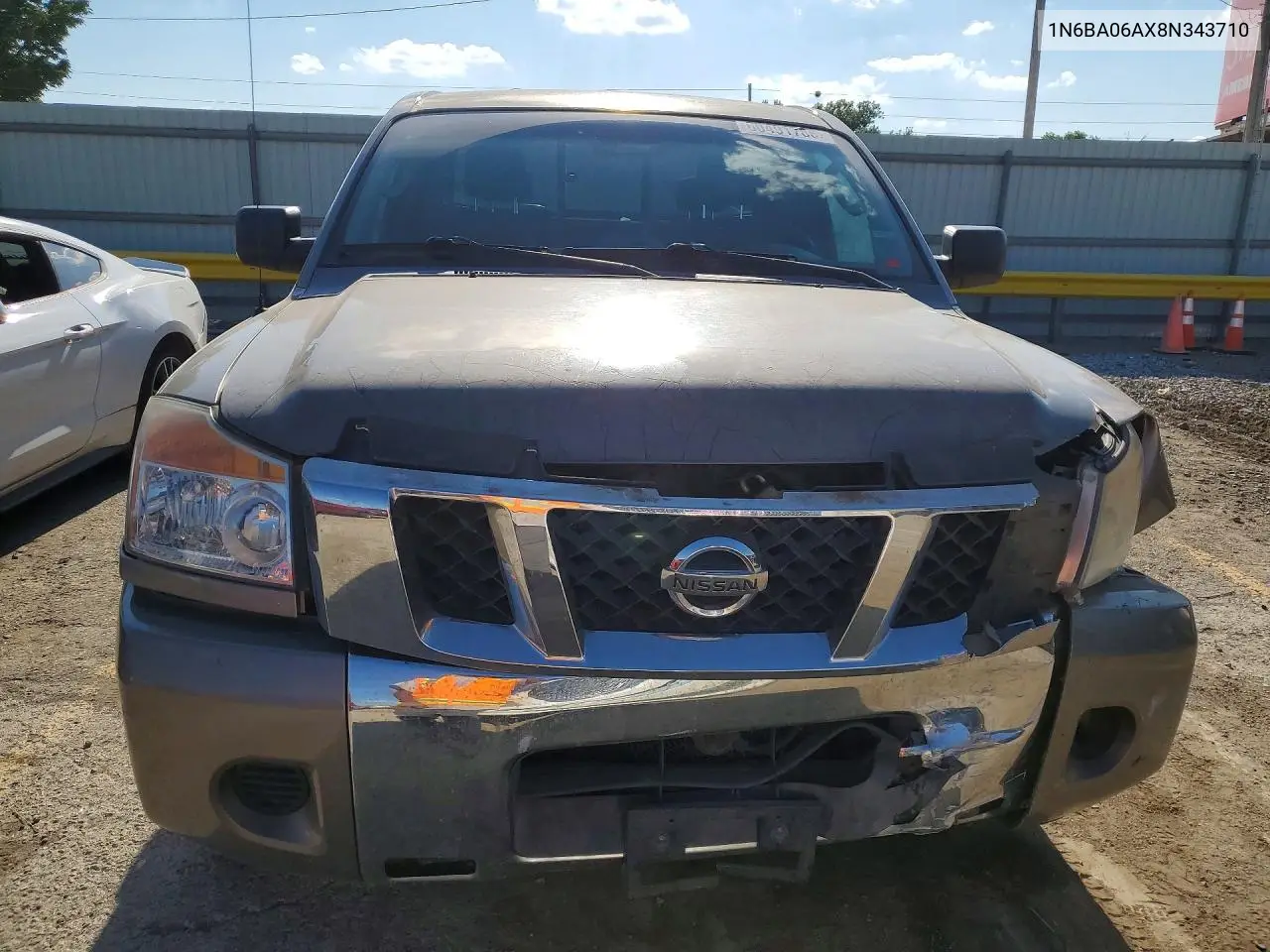 2008 Nissan Titan Xe Ffv VIN: 1N6BA06AX8N343710 Lot: 60491786