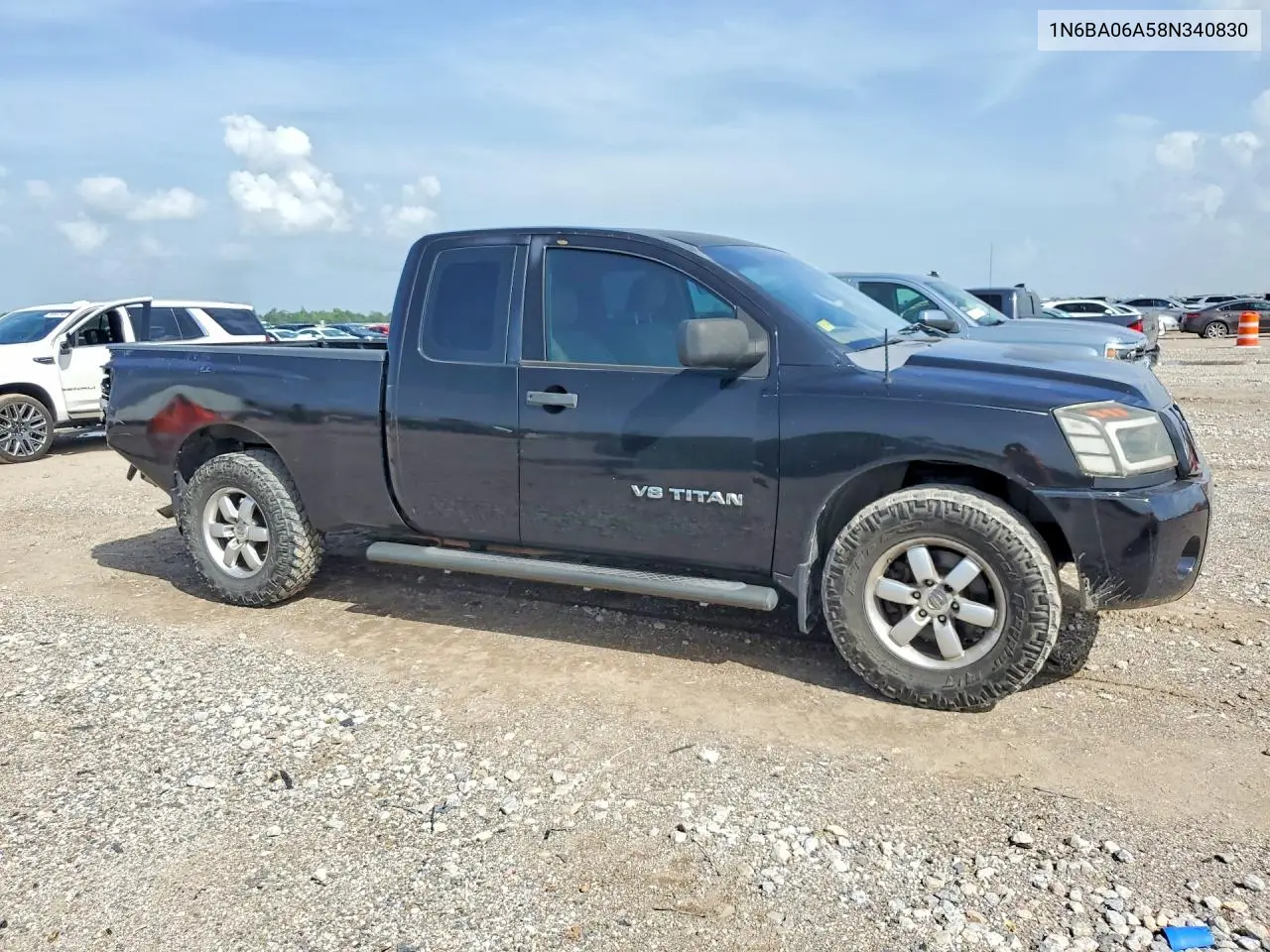 2008 Nissan Titan Xe/Se/Le VIN: 1N6BA06A58N340830 Lot: 61412136