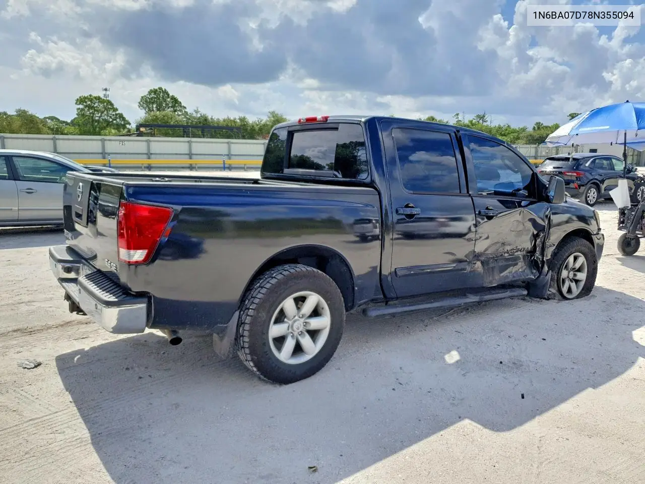2008 Nissan Titan Xe VIN: 1N6BA07D78N355094 Lot: 61486086