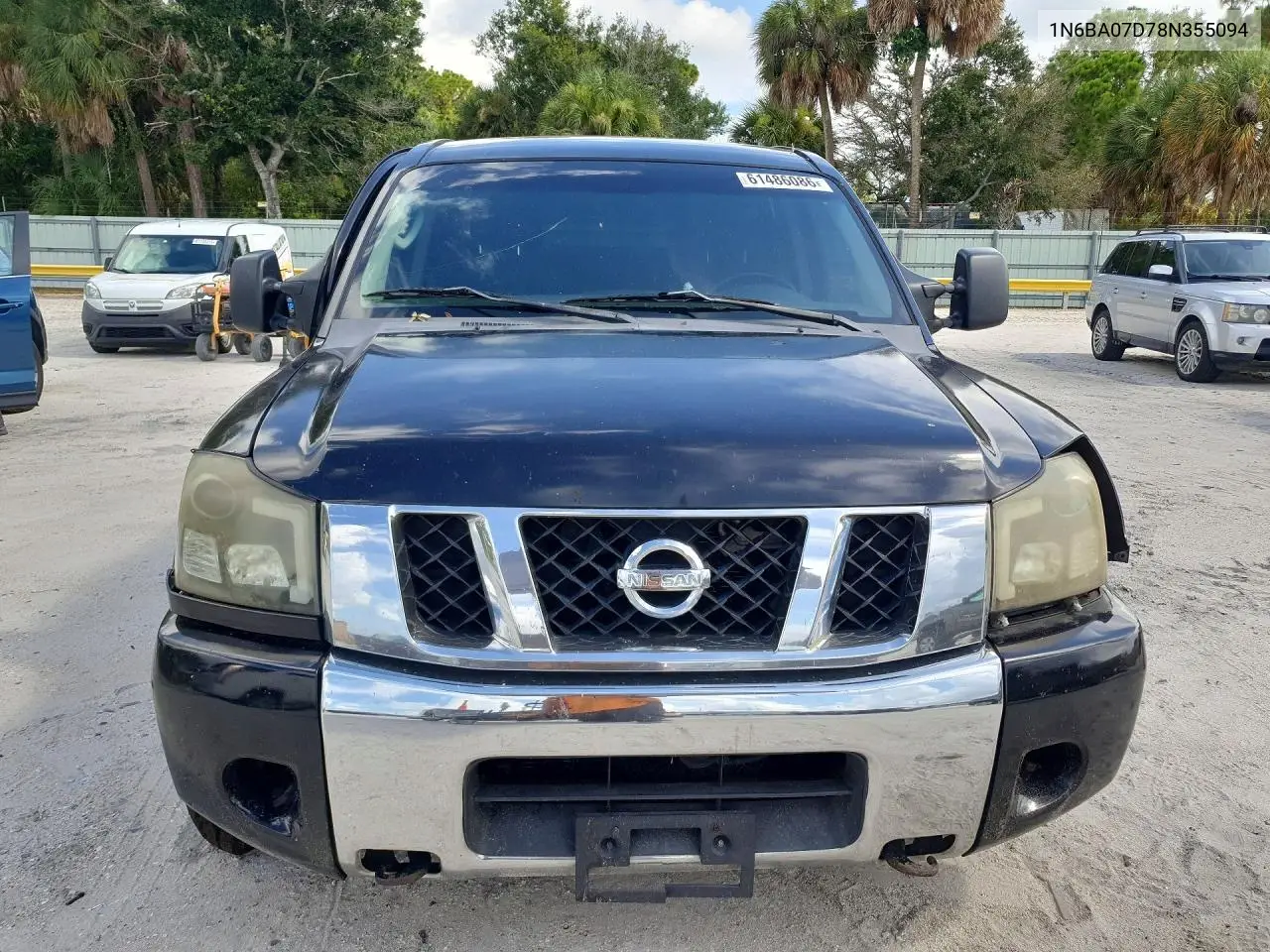 2008 Nissan Titan Xe VIN: 1N6BA07D78N355094 Lot: 61486086