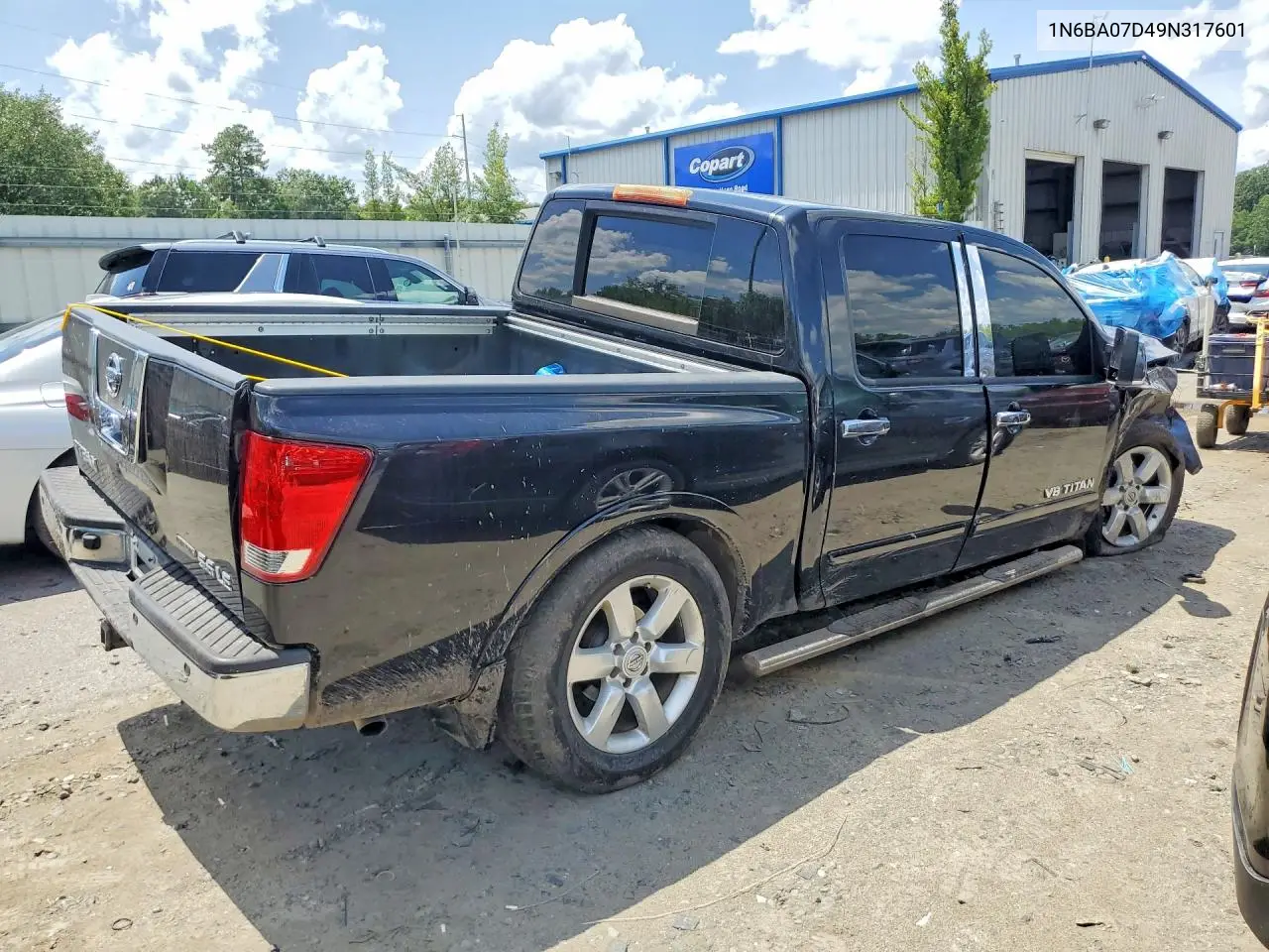 2009 Nissan Titan Xe Ffv VIN: 1N6BA07D49N317601 Lot: 60202236