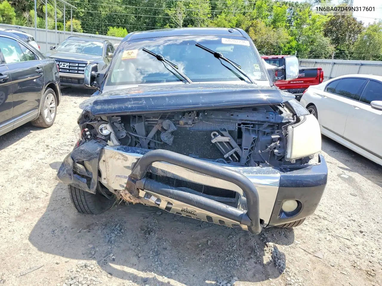 2009 Nissan Titan Xe Ffv VIN: 1N6BA07D49N317601 Lot: 60202236