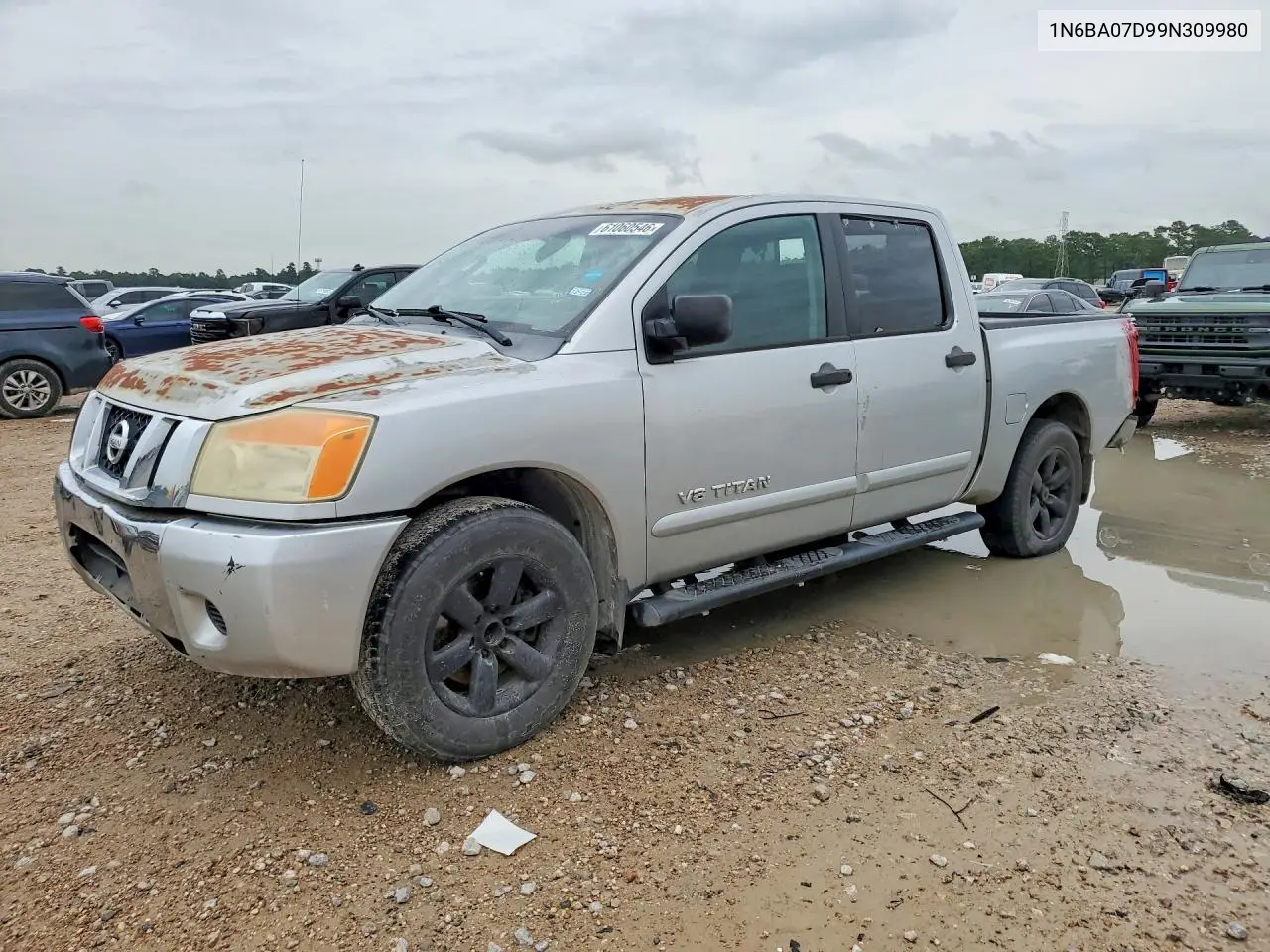 2009 Nissan Titan Xe Ffv VIN: 1N6BA07D99N309980 Lot: 61060546