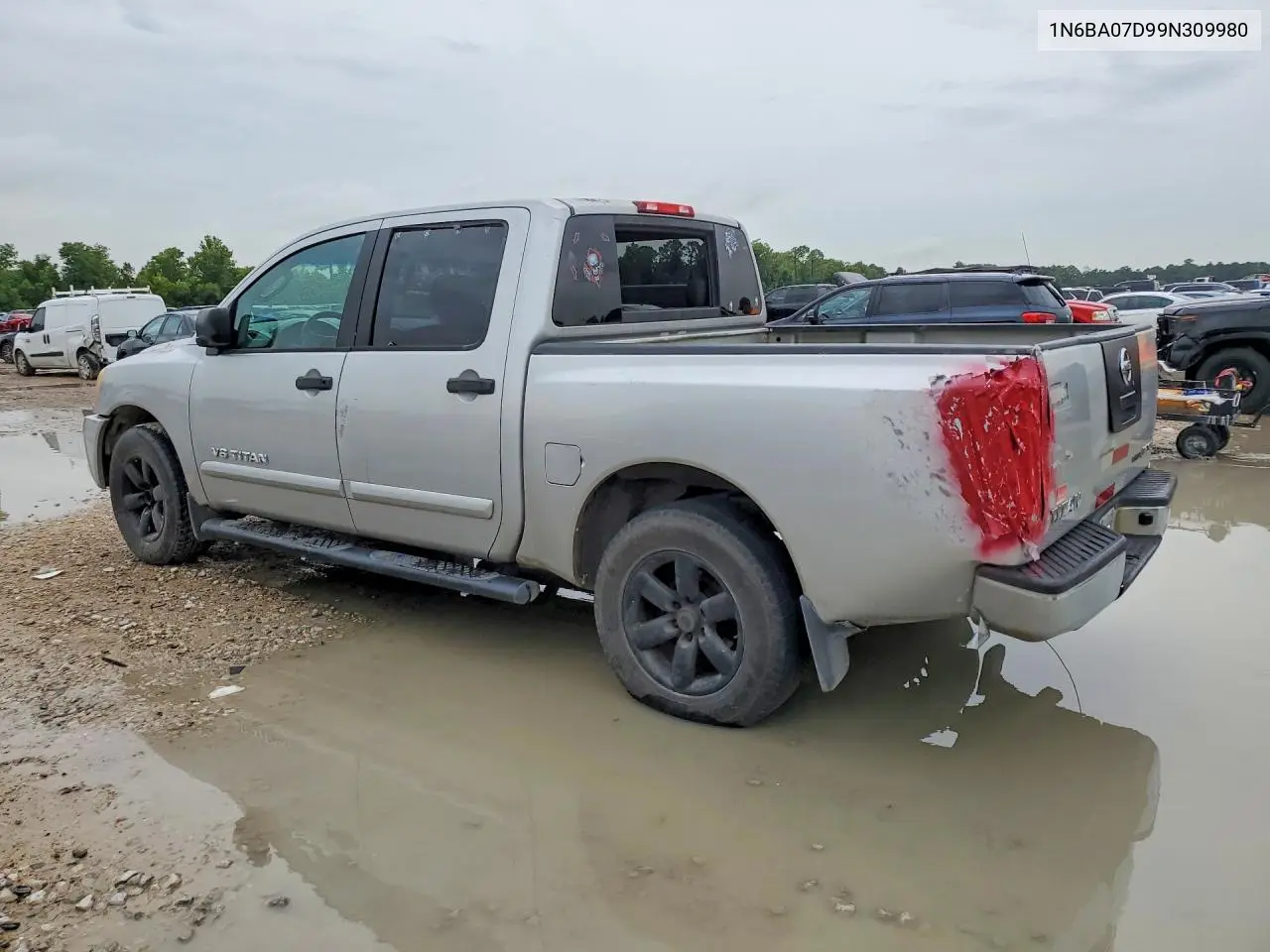 2009 Nissan Titan Xe Ffv VIN: 1N6BA07D99N309980 Lot: 61060546