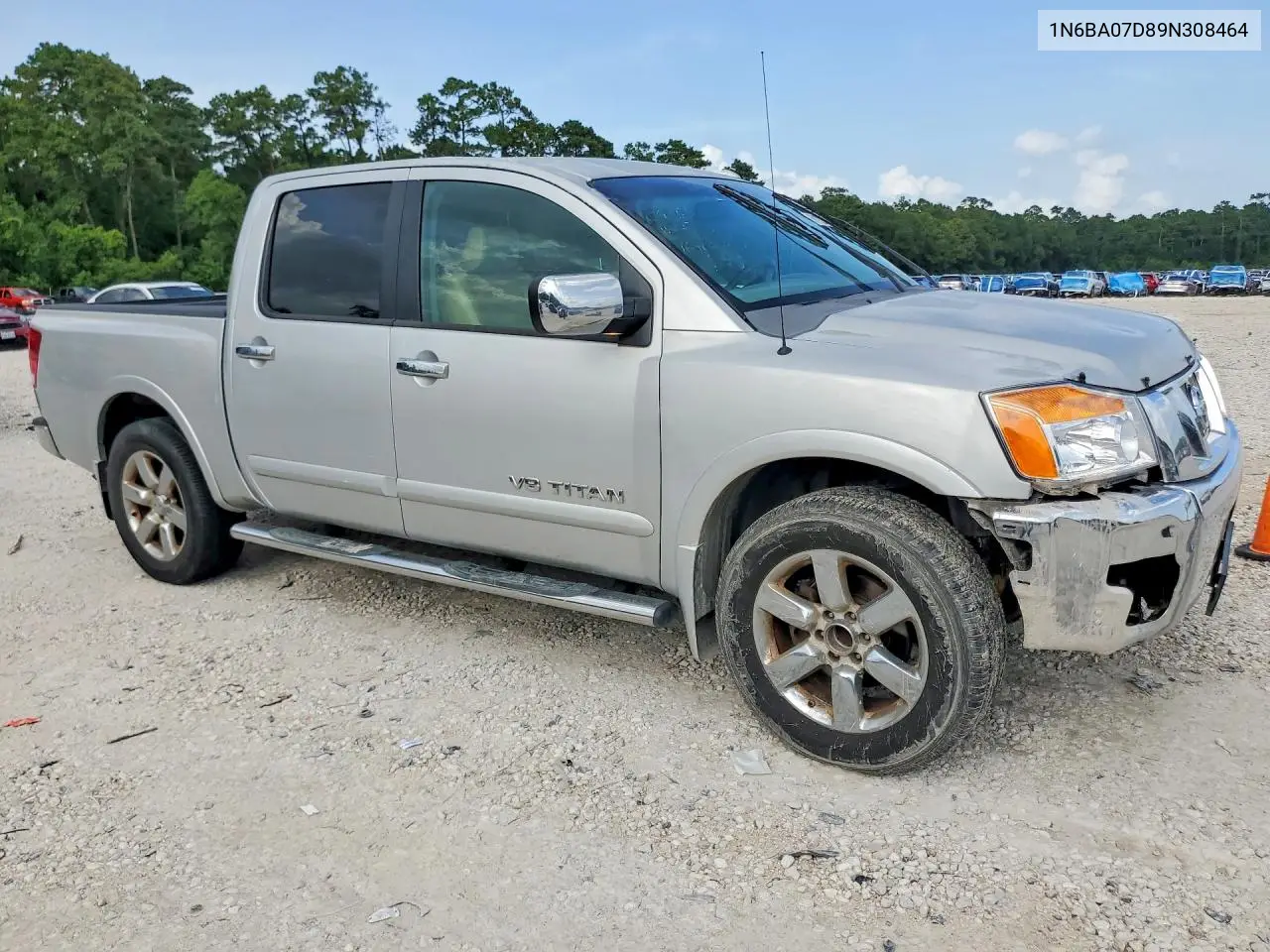 2009 Nissan Titan Xe VIN: 1N6BA07D89N308464 Lot: 61228706