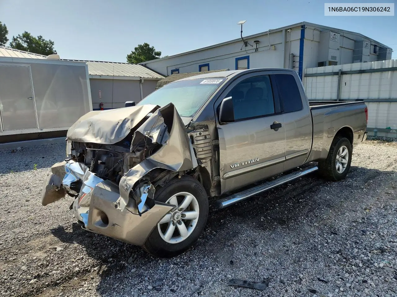 2009 Nissan Titan Xe Ffv VIN: 1N6BA06C19N306242 Lot: 61859976