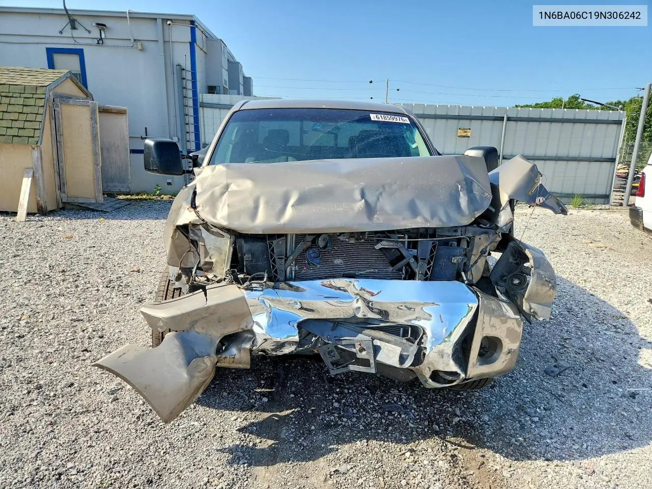 2009 Nissan Titan Xe Ffv VIN: 1N6BA06C19N306242 Lot: 61859976
