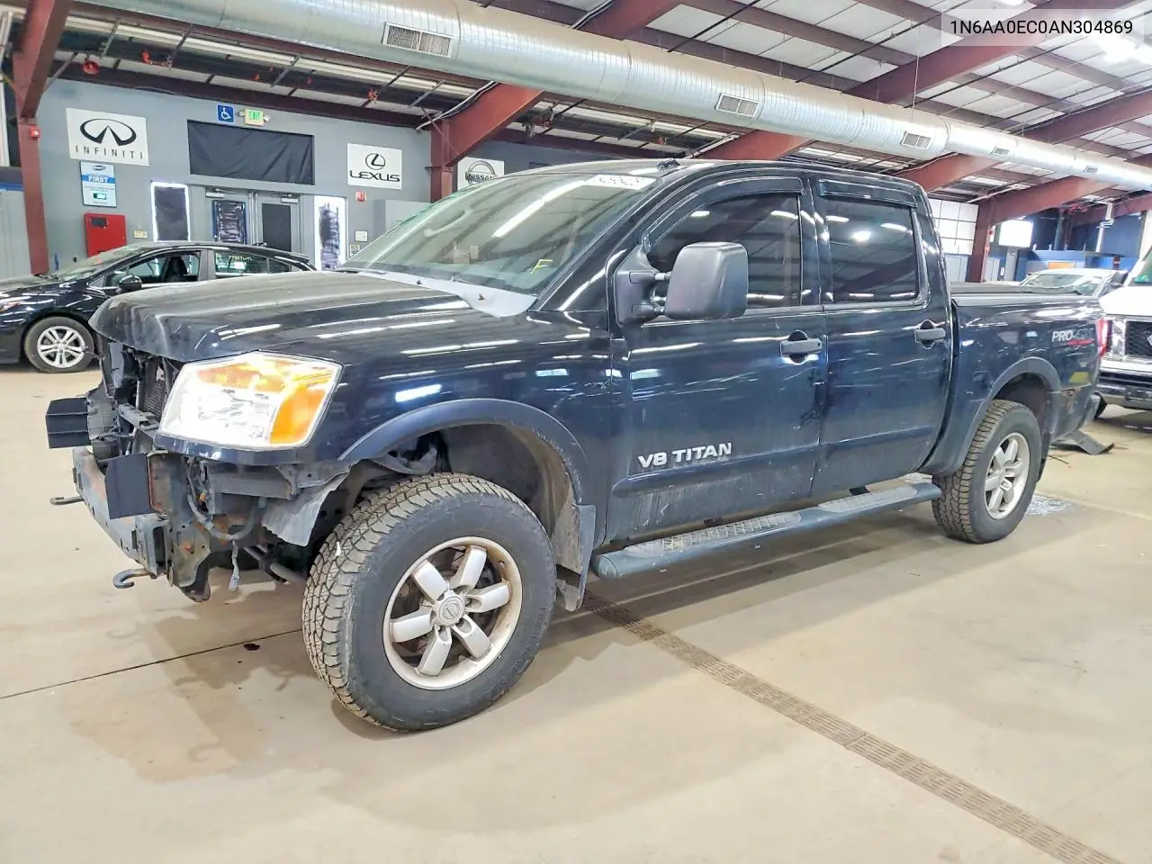 2010 Nissan Titan Pro4 VIN: 1N6AA0EC0AN304869 Lot: 54595426