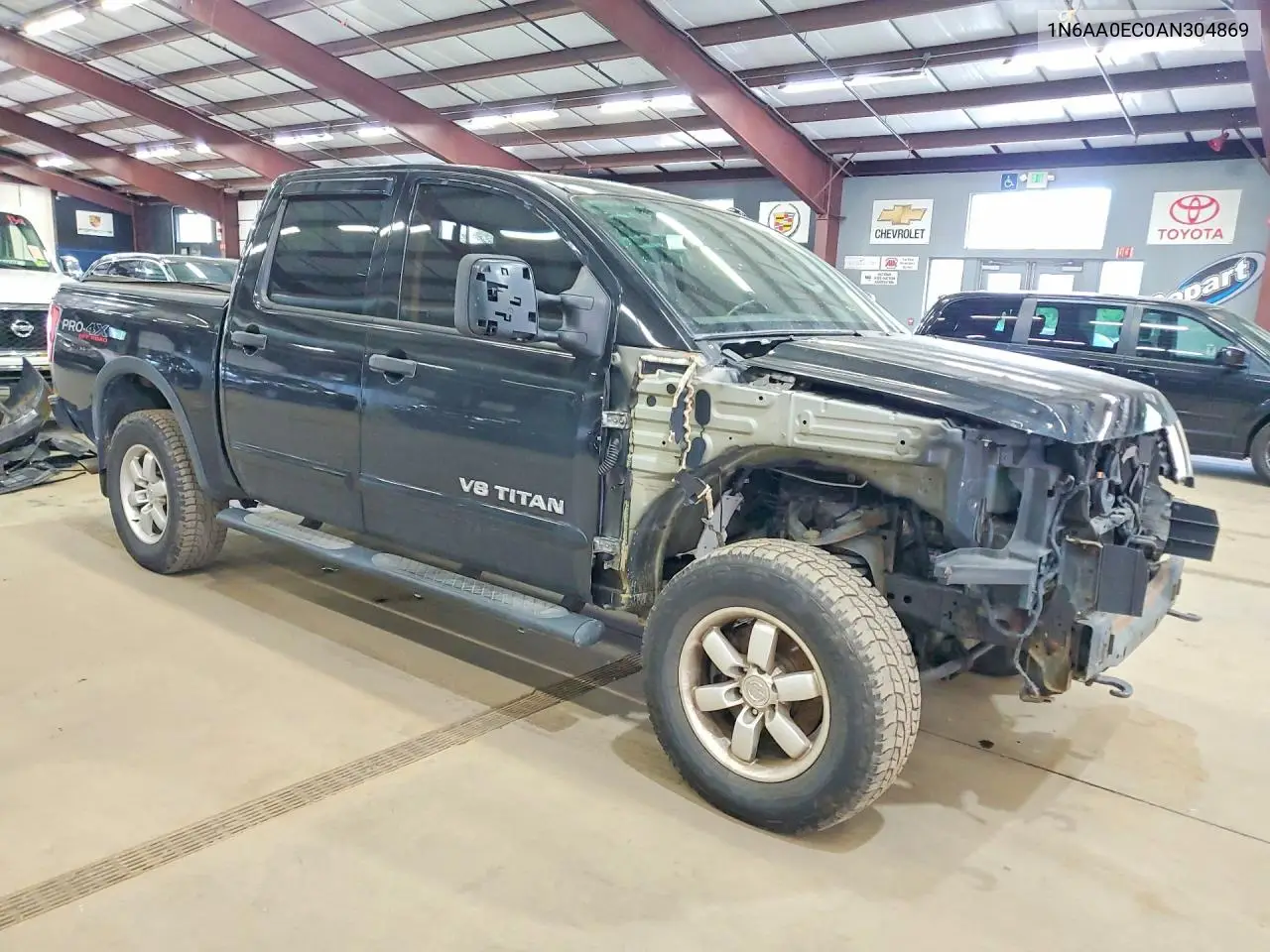 2010 Nissan Titan Pro4 VIN: 1N6AA0EC0AN304869 Lot: 54595426