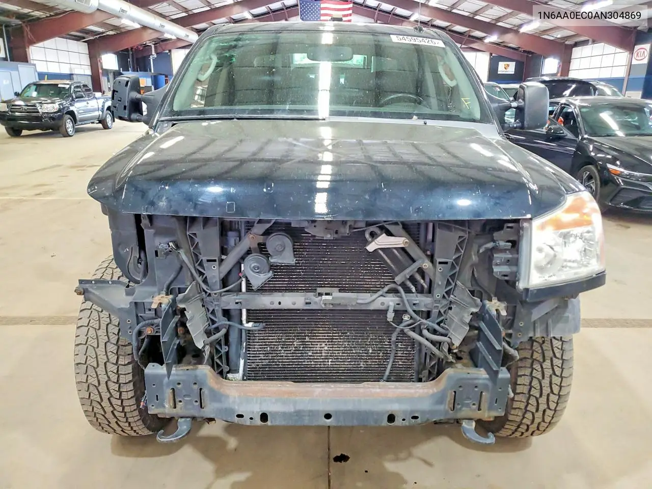 2010 Nissan Titan Pro4 VIN: 1N6AA0EC0AN304869 Lot: 54595426
