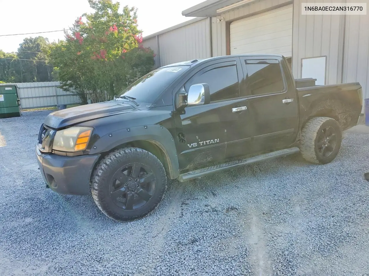2010 Nissan Titan Se VIN: 1N6BA0EC2AN316770 Lot: 59802476