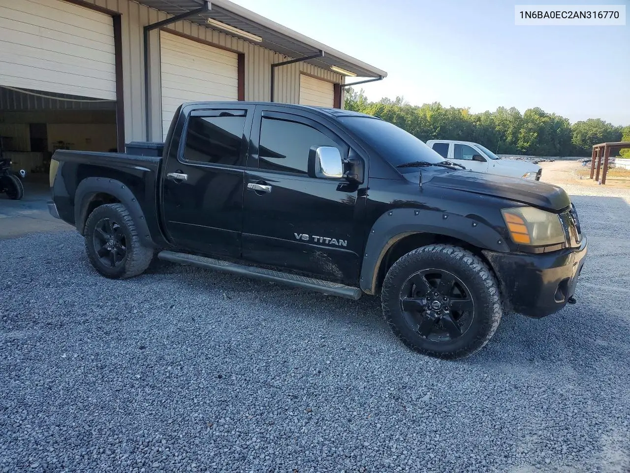 2010 Nissan Titan Se VIN: 1N6BA0EC2AN316770 Lot: 59802476