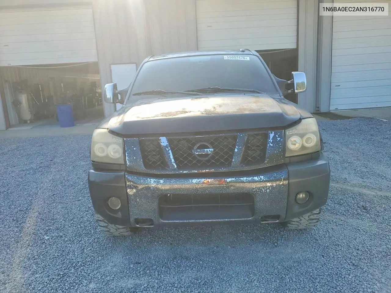 2010 Nissan Titan Se VIN: 1N6BA0EC2AN316770 Lot: 59802476