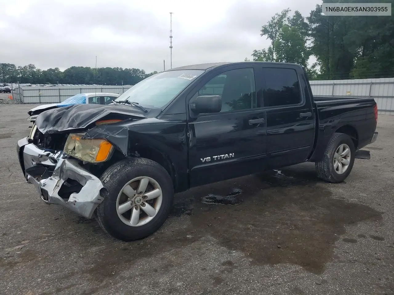 2010 Nissan Titan Xe VIN: 1N6BA0EK5AN303955 Lot: 60858666