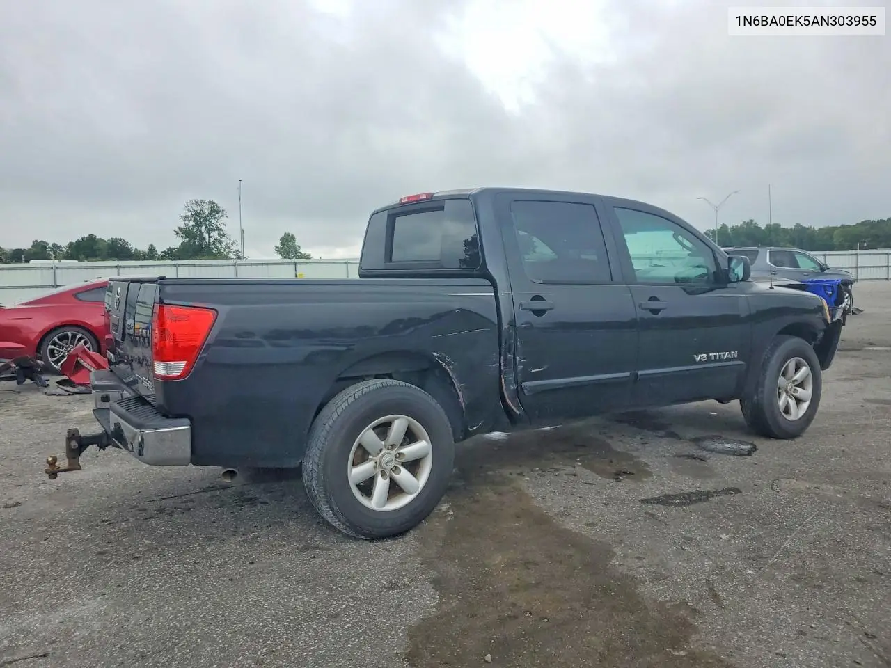 2010 Nissan Titan Xe VIN: 1N6BA0EK5AN303955 Lot: 60858666