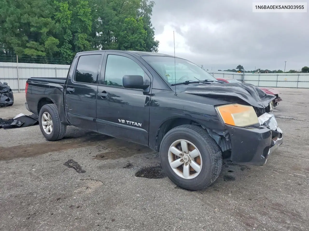 2010 Nissan Titan Xe VIN: 1N6BA0EK5AN303955 Lot: 60858666