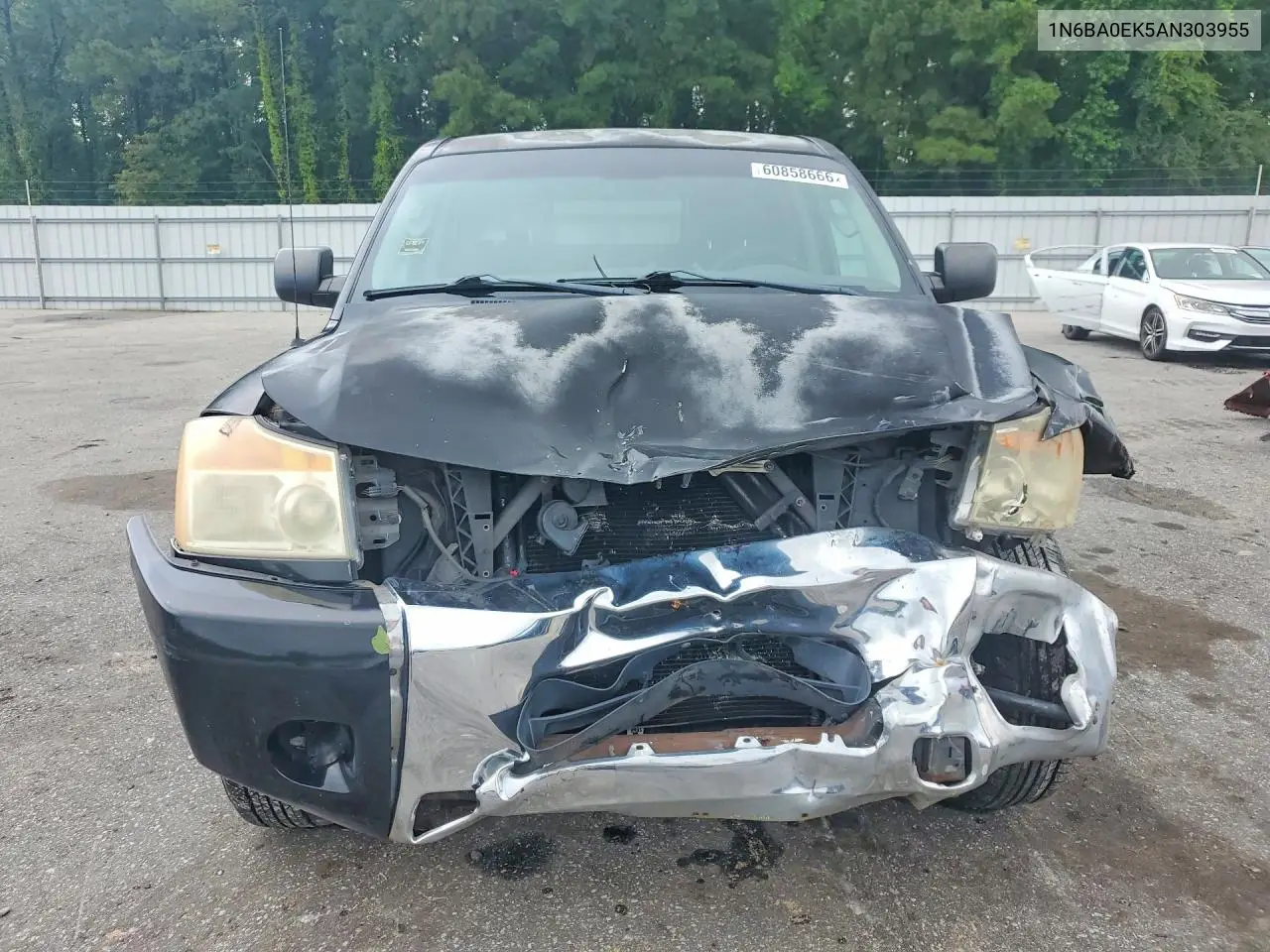 2010 Nissan Titan Xe VIN: 1N6BA0EK5AN303955 Lot: 60858666