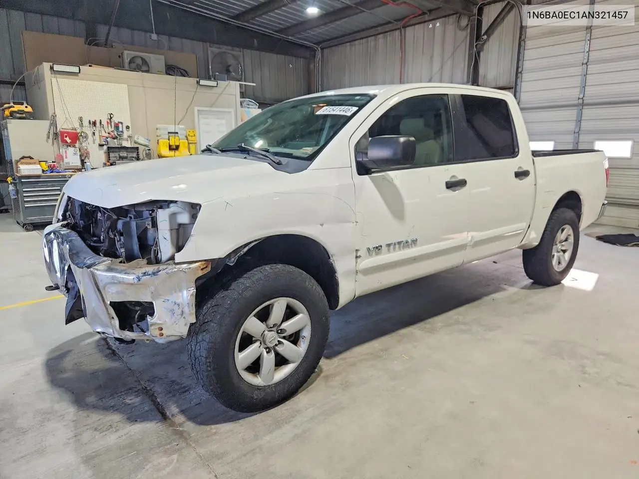 2010 Nissan Titan Se VIN: 1N6BA0EC1AN321457 Lot: 61541446