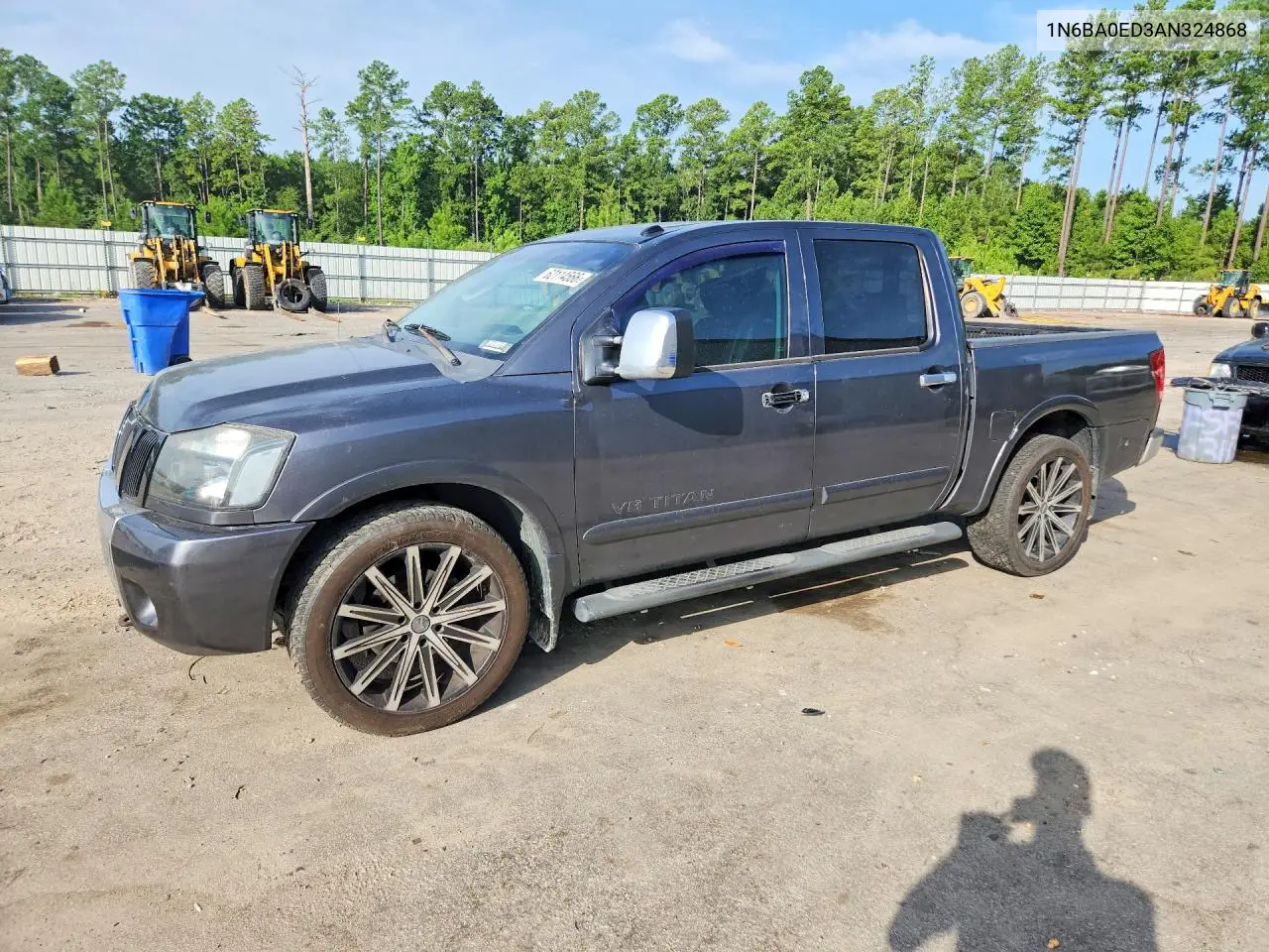 2010 Nissan Titan Se VIN: 1N6BA0ED3AN324868 Lot: 62114566