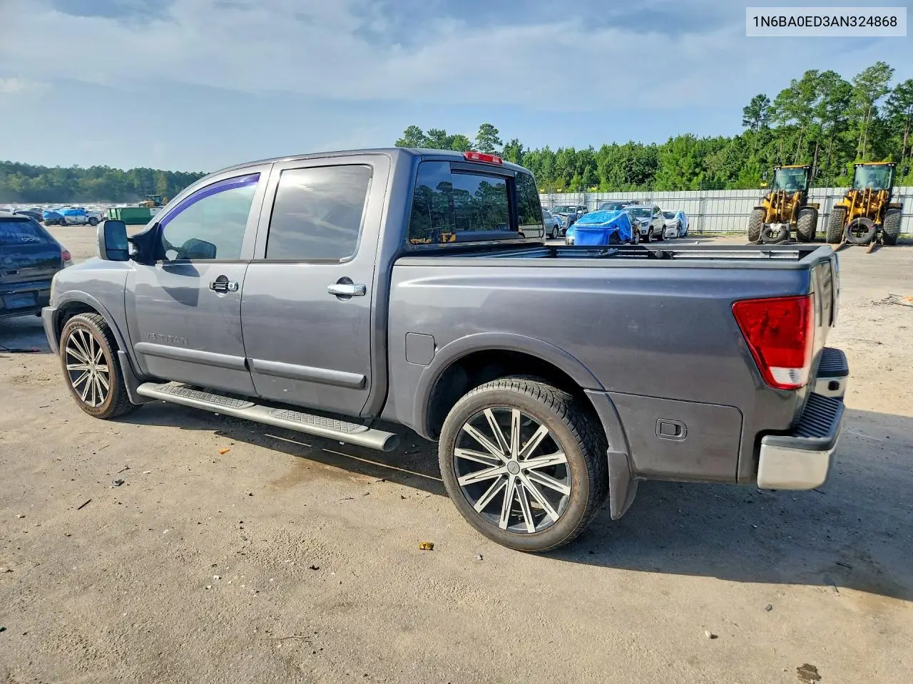 2010 Nissan Titan Se VIN: 1N6BA0ED3AN324868 Lot: 62114566