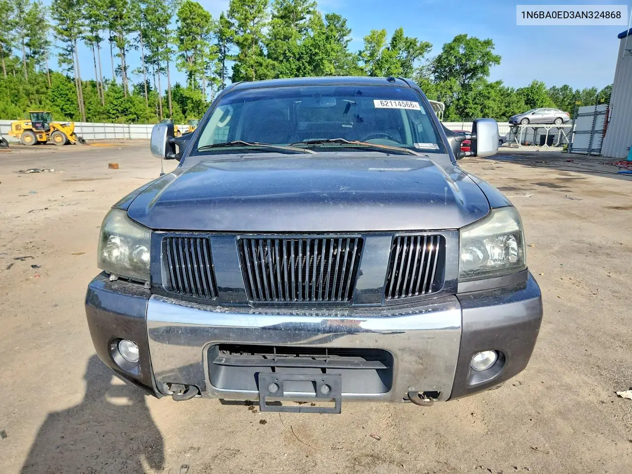 2010 Nissan Titan Se VIN: 1N6BA0ED3AN324868 Lot: 62114566