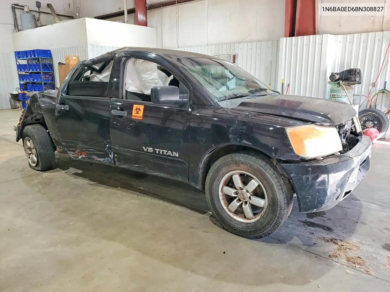 2011 Nissan Titan S/Sv/Sl/Pro-4X VIN: 1N6BA0ED6BN308827 Lot: 60466546