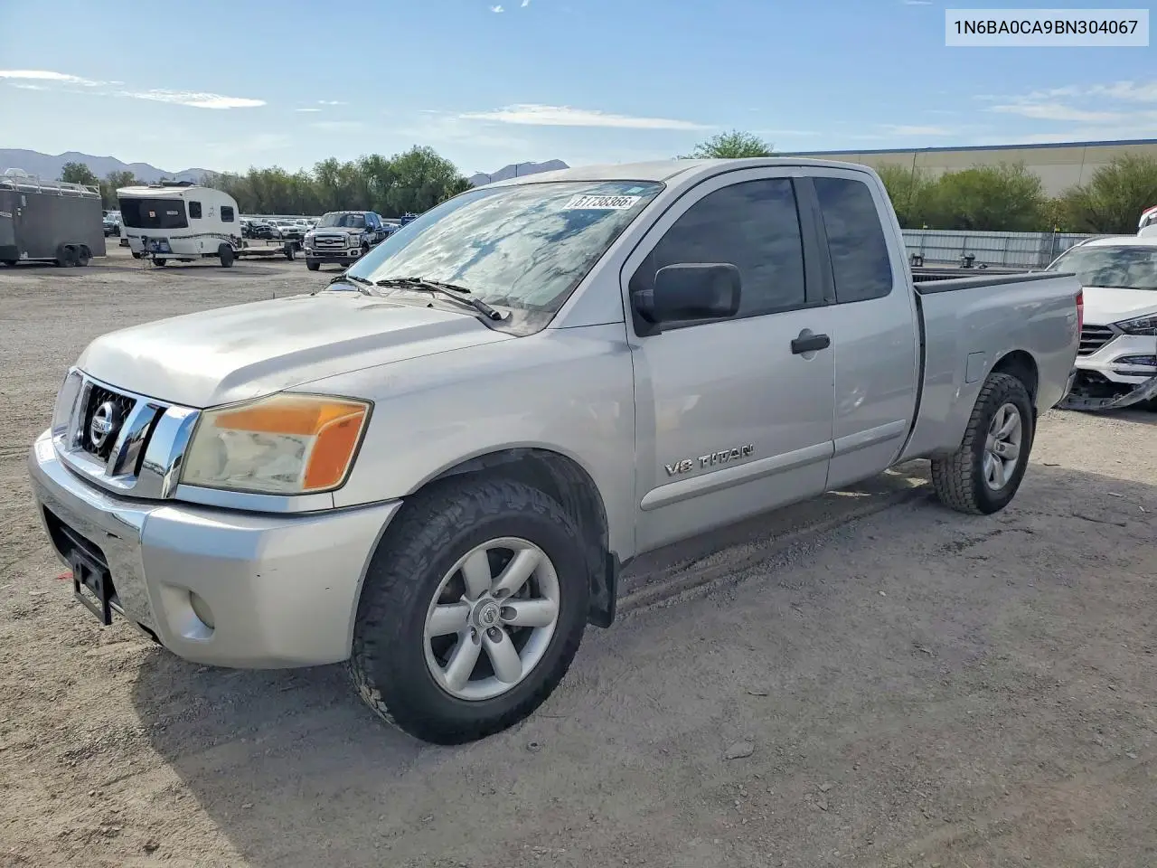 2011 Nissan Titan Sv VIN: 1N6BA0CA9BN304067 Lot: 61738366