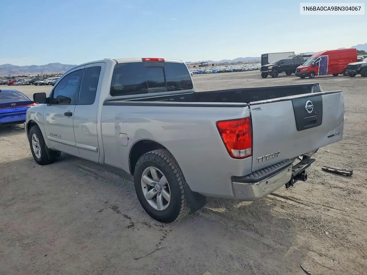 2011 Nissan Titan Sv VIN: 1N6BA0CA9BN304067 Lot: 61738366