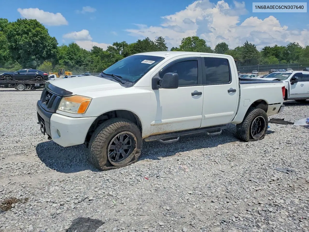 2012 Nissan Titan Sv VIN: 1N6BA0EC6CN307640 Lot: 59807696