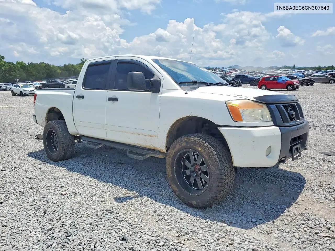 2012 Nissan Titan Sv VIN: 1N6BA0EC6CN307640 Lot: 59807696