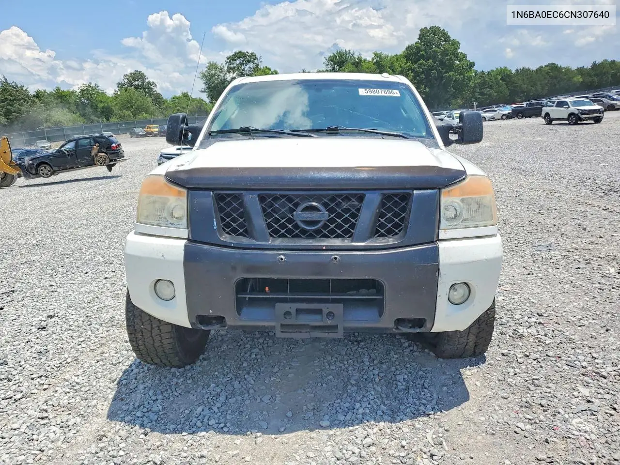 2012 Nissan Titan Sv VIN: 1N6BA0EC6CN307640 Lot: 59807696