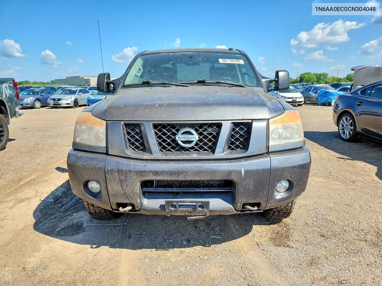 2012 Nissan Titan Sv VIN: 1N6AA0EC0CN304048 Lot: 60136806