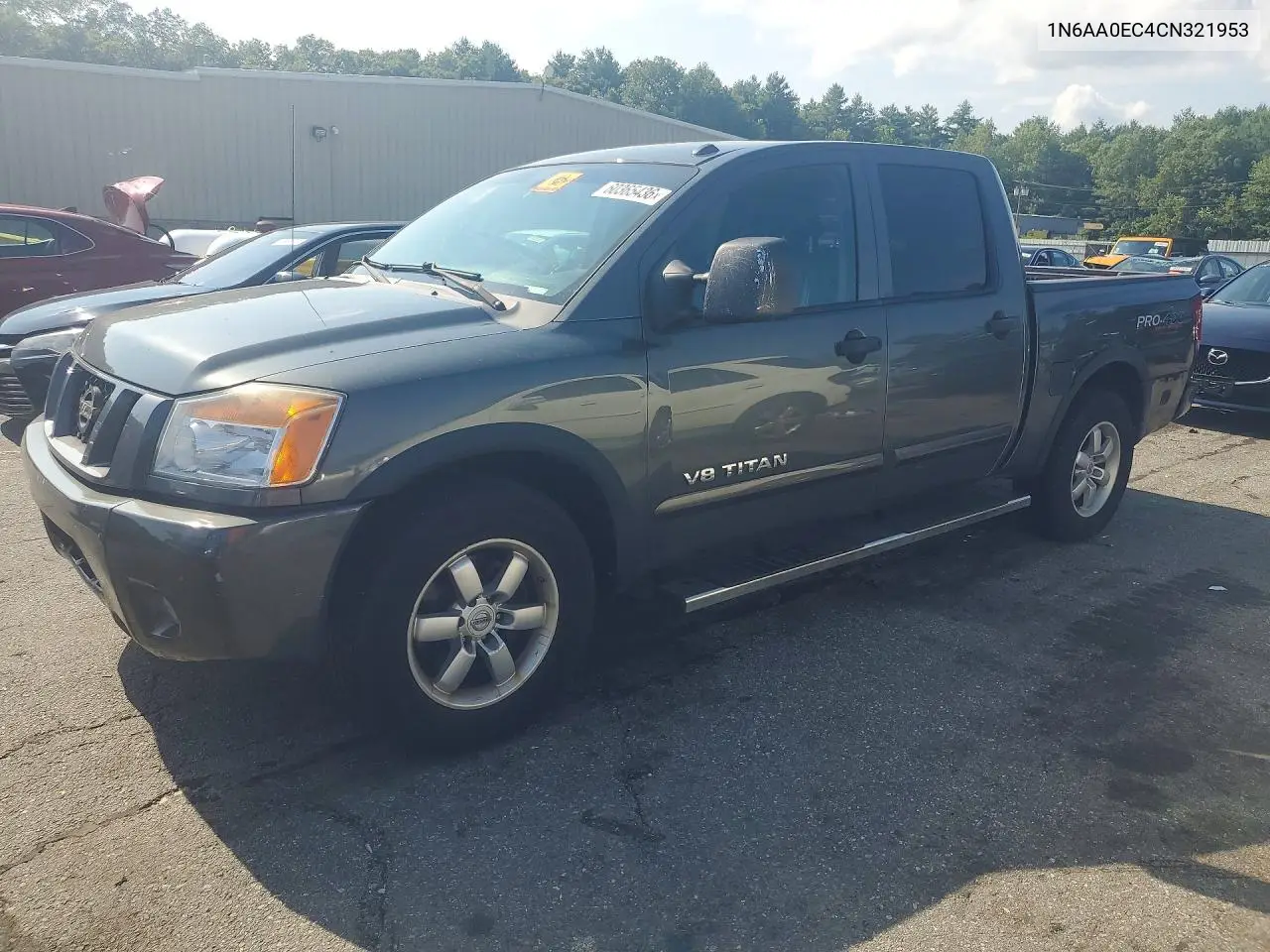2012 Nissan Titan Sv VIN: 1N6AA0EC4CN321953 Lot: 60365436