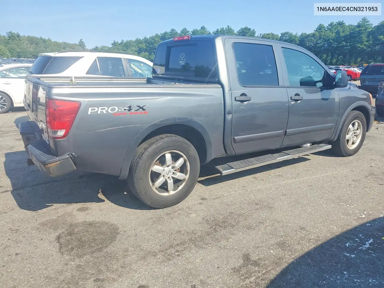 2012 Nissan Titan Sv VIN: 1N6AA0EC4CN321953 Lot: 60365436
