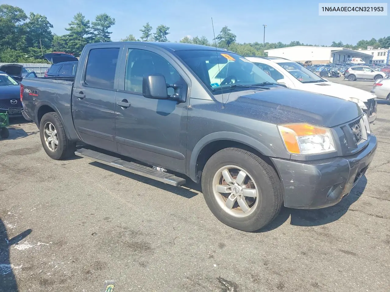2012 Nissan Titan Sv VIN: 1N6AA0EC4CN321953 Lot: 60365436