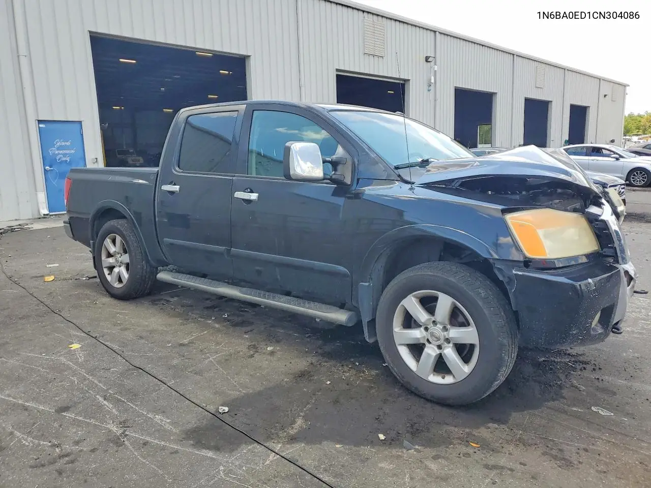 2012 Nissan Titan Sv VIN: 1N6BA0ED1CN304086 Lot: 61052716